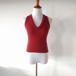 ❎ *Sold* Rust Red V-neck Tank Top